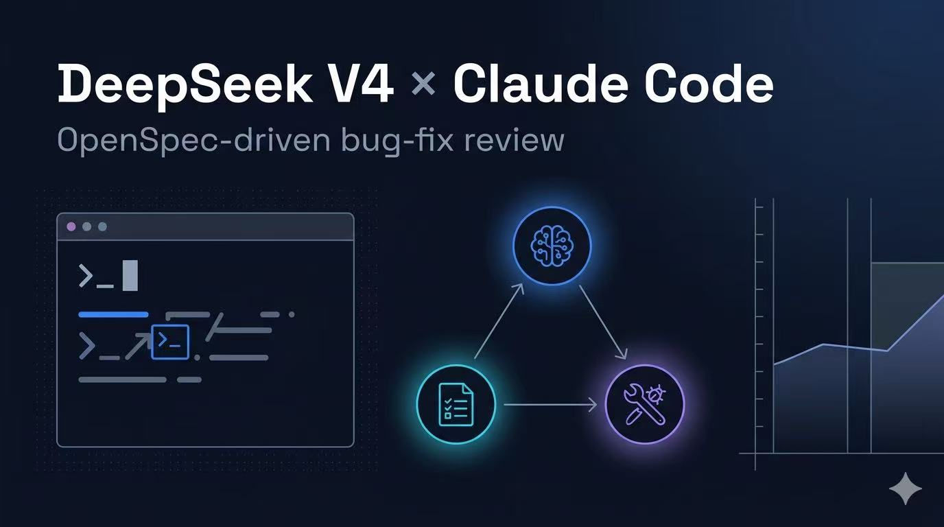 DeepSeek V4 接入 Claude Code 实战:用 OpenSpec 修复真实任务的能力评测